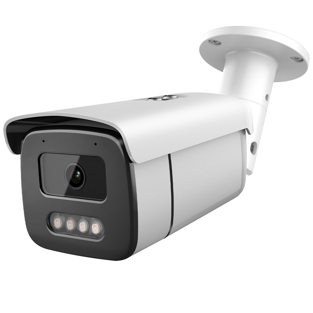 Vikylin 5MP Bullet IP Camera Full Color Mic CCTV POE Outdoor H.265+ IP66 3.6mm