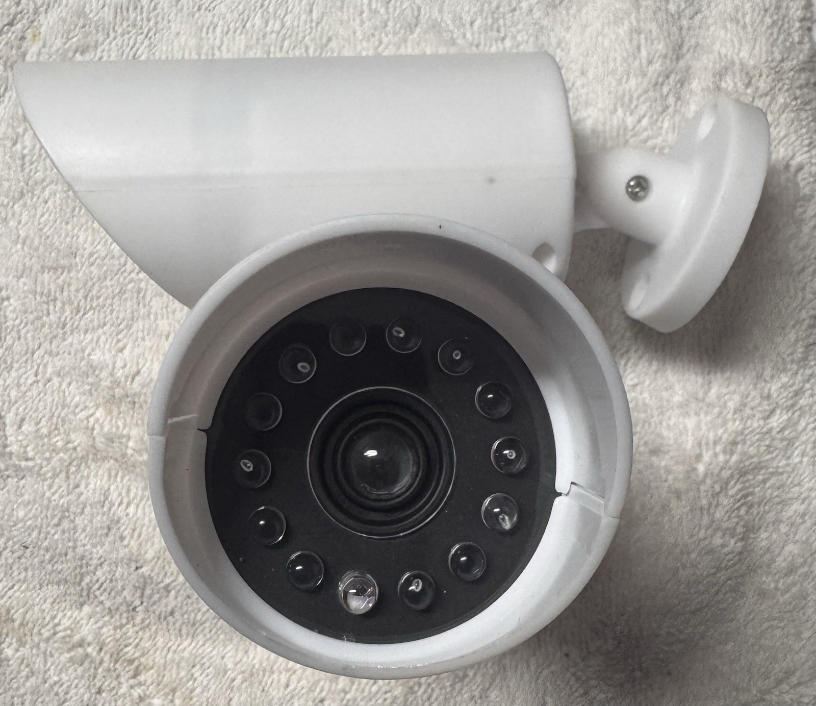 Fake Security Dummy Camera, Indoor Only, White, Battery Powered, 2 Count