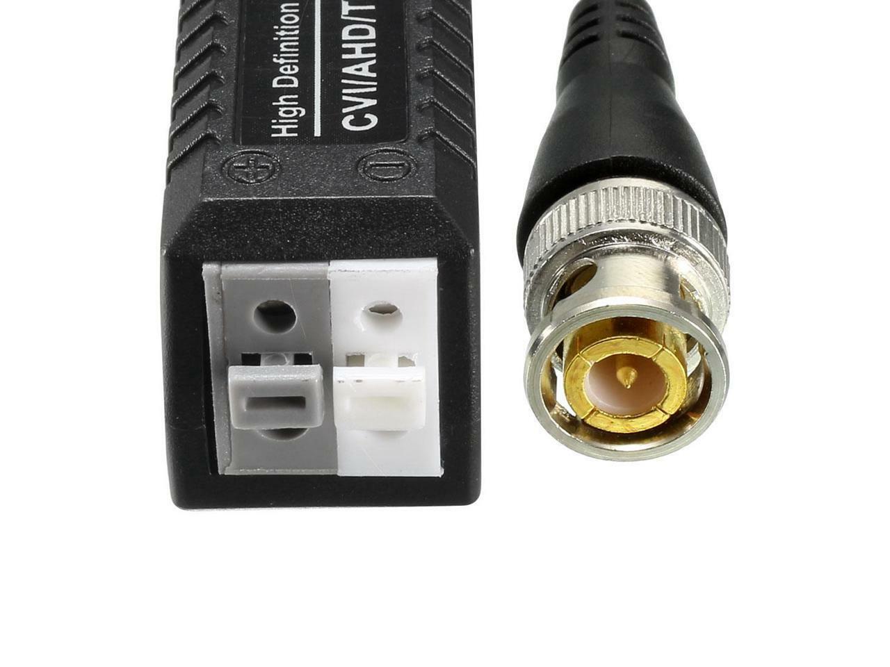 Video Balun 8MP Transmitter Receiver HD CVI TVI AHD Coaxial BNC to UTP 4K