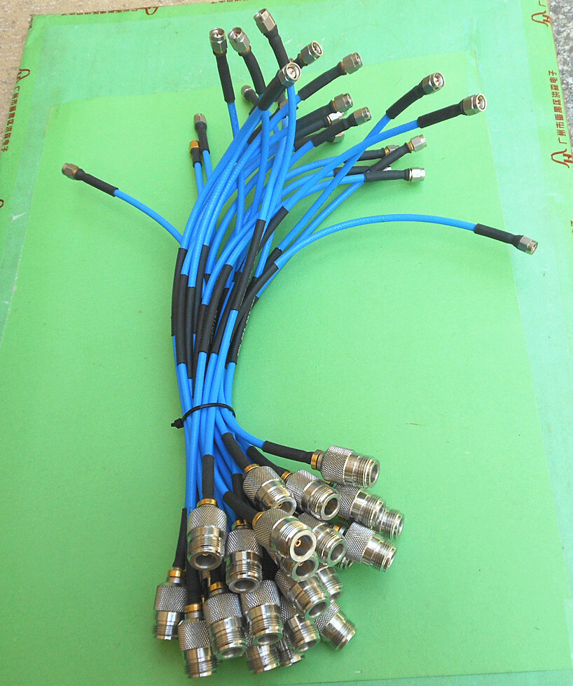 1pcs SUHNER 527/0350 DC-10GHz 35cm SMA/N RF Cable