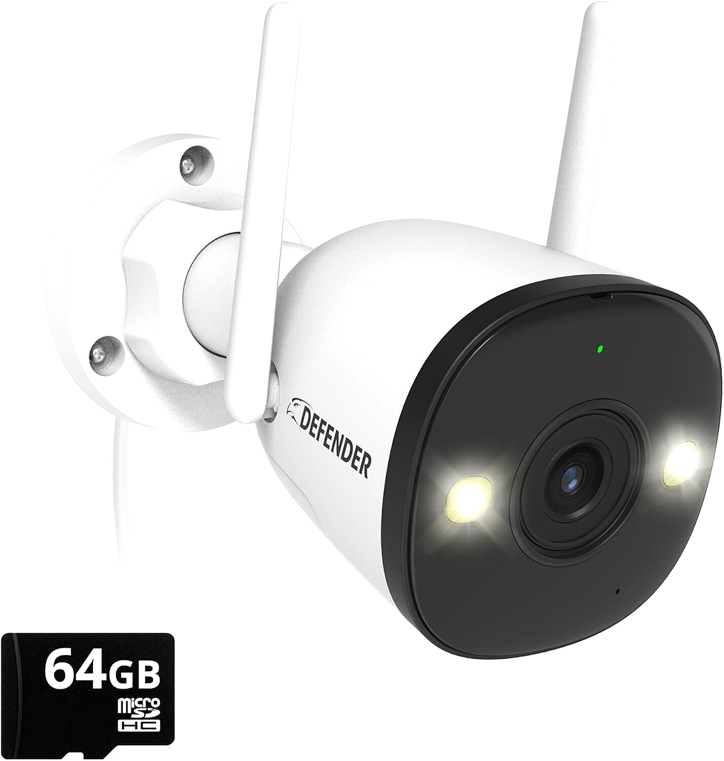 Outdoor Security Camera with WiFi 6 & Bluetooth – AI Human & Vehicle Detection