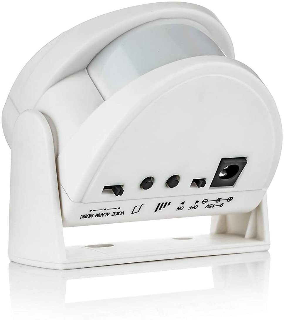 Loud Sound PIR Wireless Doorbell Cafe Customer Alert Household Safety Bell