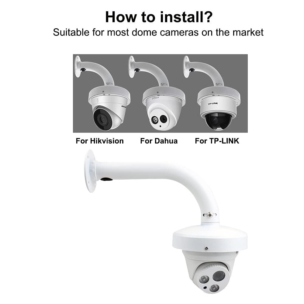 7 Inch J Type Security Dome Camera Wall Mount Junction Box Bracket Universal