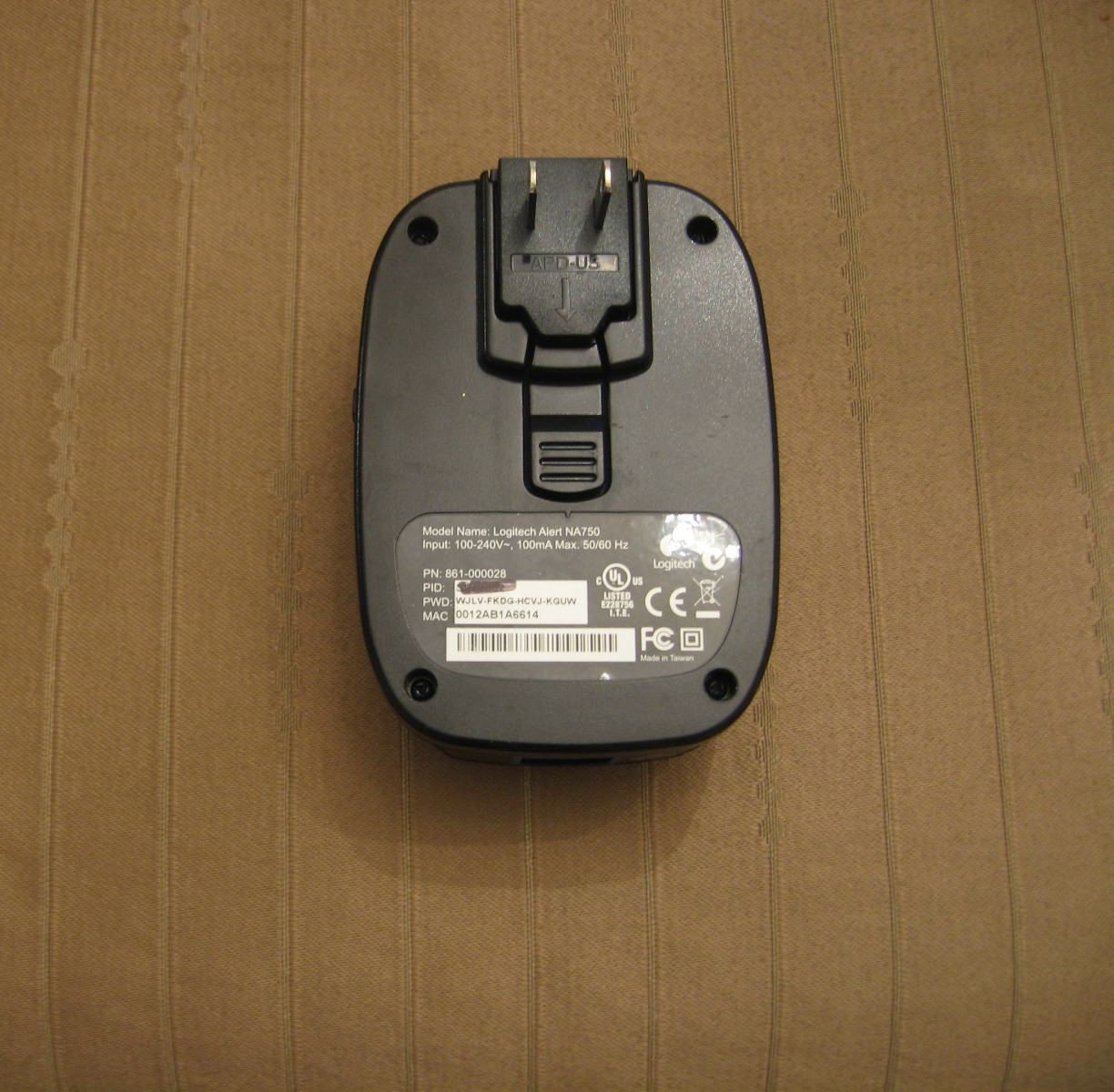 Logitech NA200 Powerline/Homeplug Network Adapter for Alert Cameras