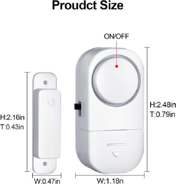 Wireless Home Window Door Burglar Security Alarm System Magnetic Sensor Lot