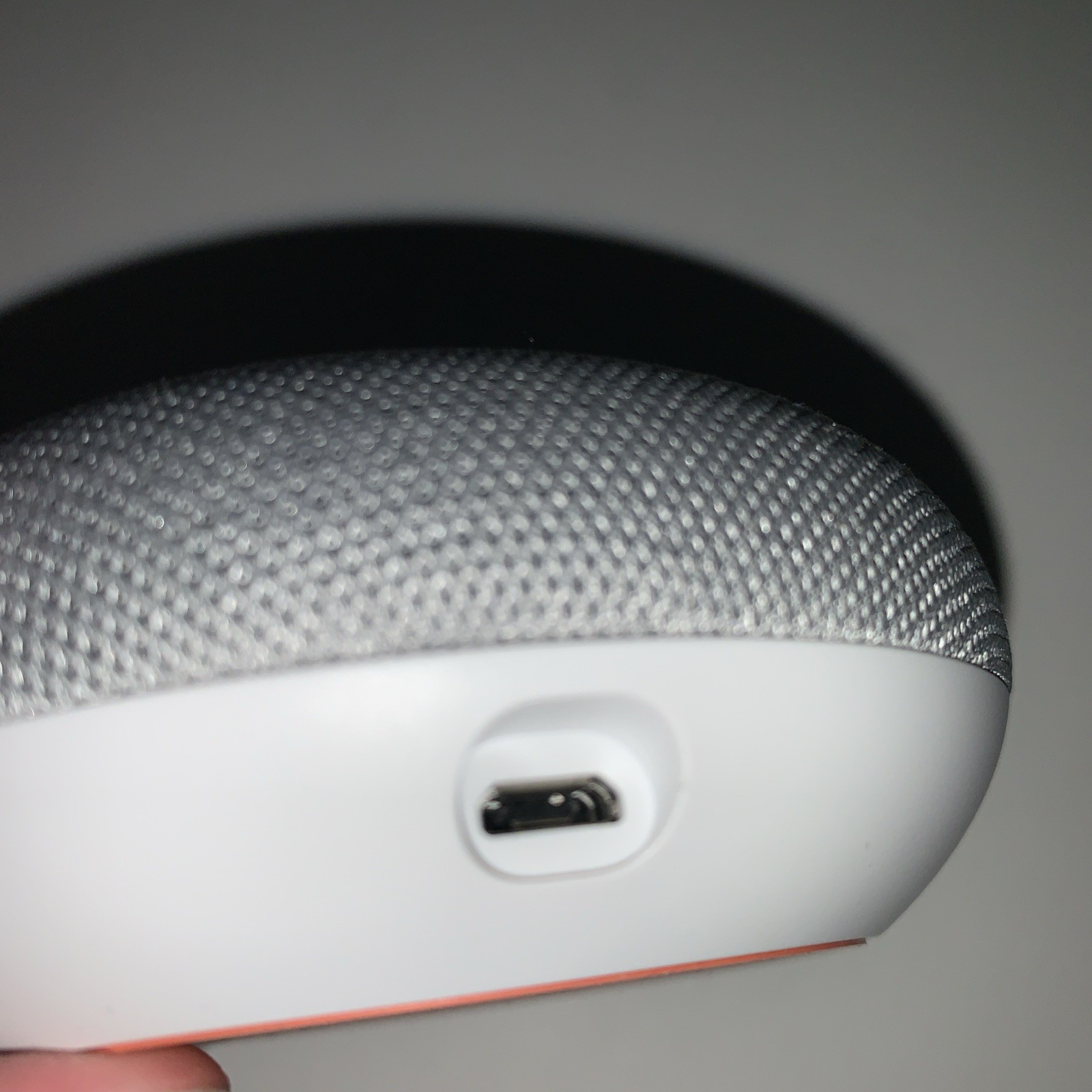 Google Home Mini Smart Assistant Bluetooth Speaker Grey White
