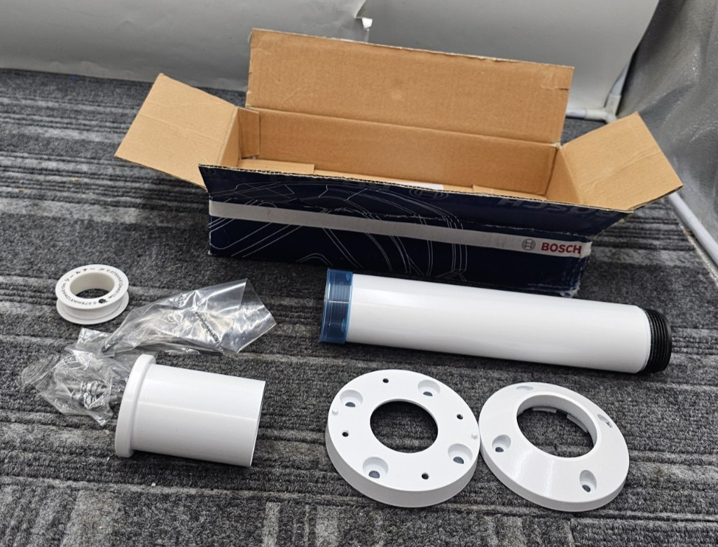 (QTY 2) BOSCH NDA-U-PMT: 12 in Universal Pendant Pipe Mount for Dome Cameras