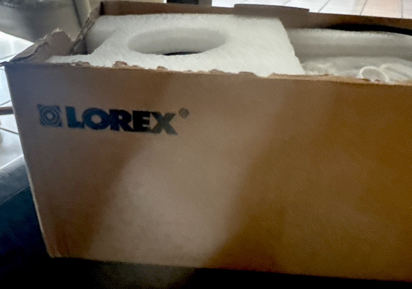 New Lorex LNE8950AB 4K IP Dome Security Camera-Open Box -NO Box top