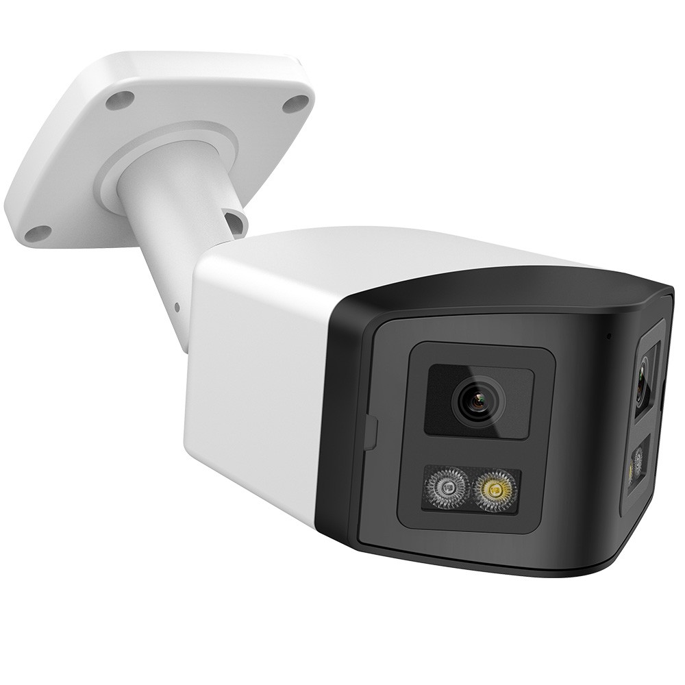 Vikylin 4MP Dual-Lens 180° Panoramic Dual Light Full Color IP Camera 2-Way Audio