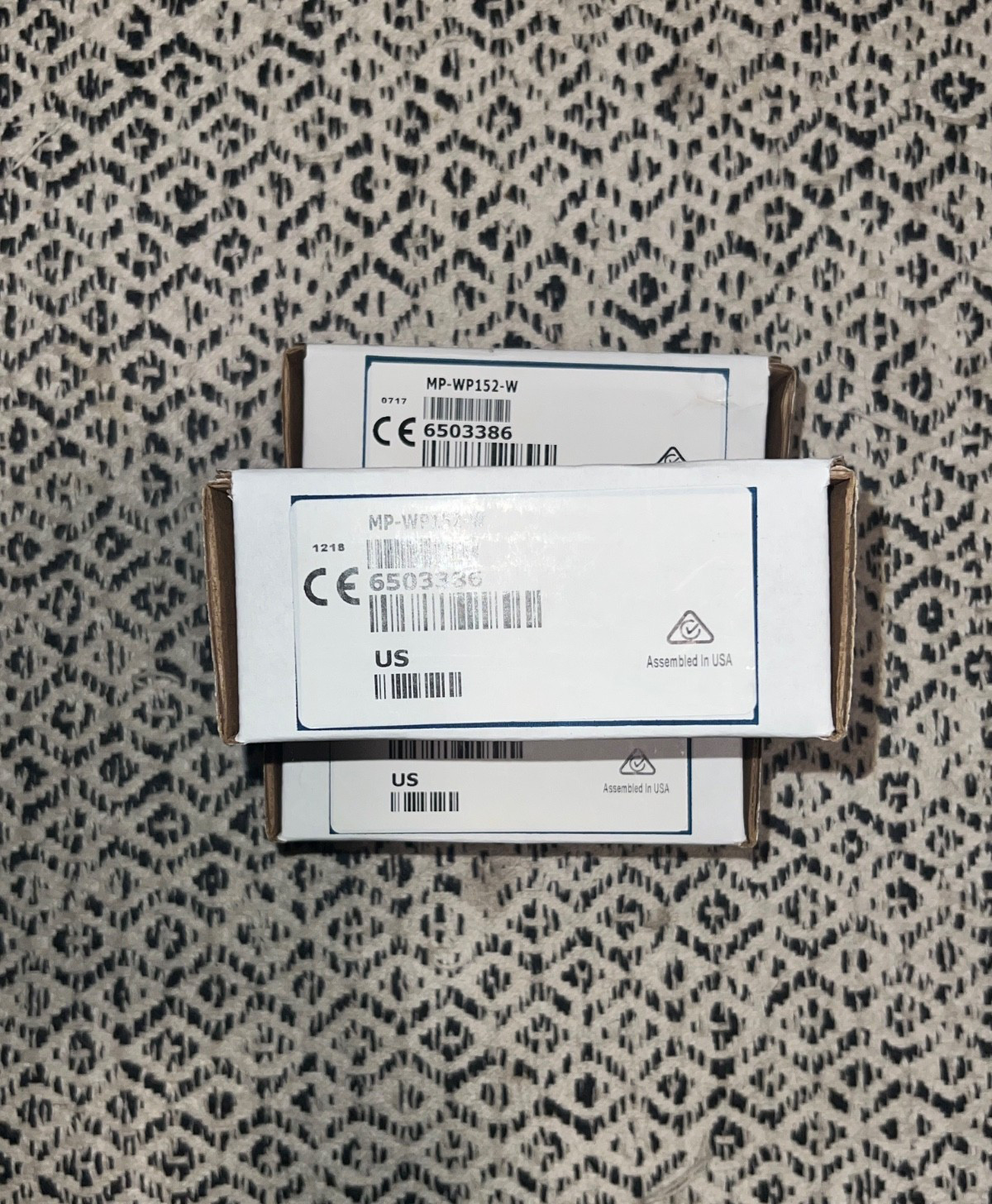 Crestron MP-WP152-W Media Presentation Wall Plate New White