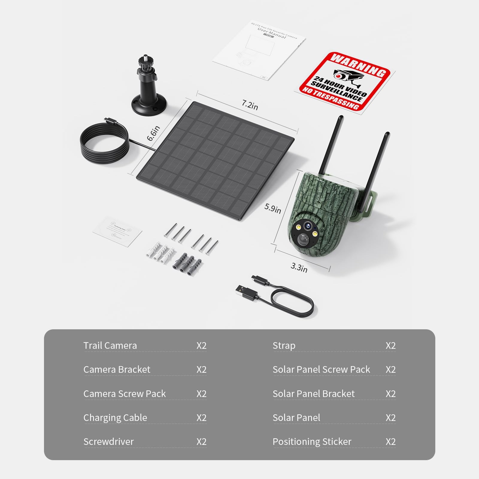 SEHMUA 4G LTE Cellular Trail/Game Camera with Unlimited Data Plan Live Streaming