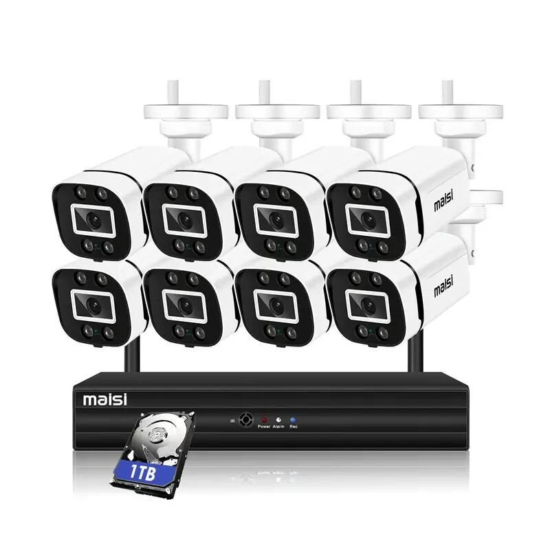 8CH 5MP Lite Security Camera System Kit Outdoor Home 4K HD DVR CCTV Night Vision