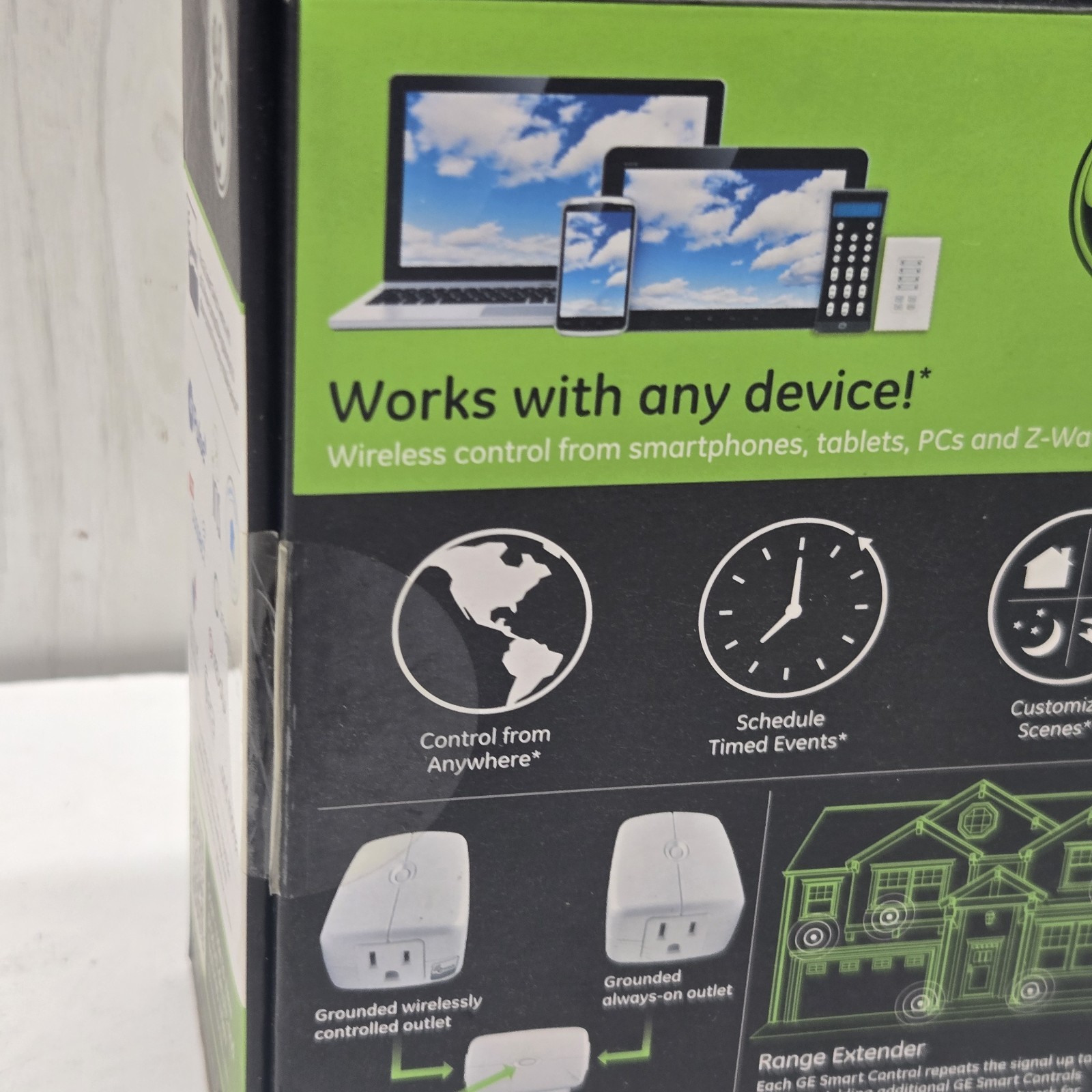 GE Z-Wave Wireless Smart Lighting Control Appliance Module 12718 On/Off Plug-in