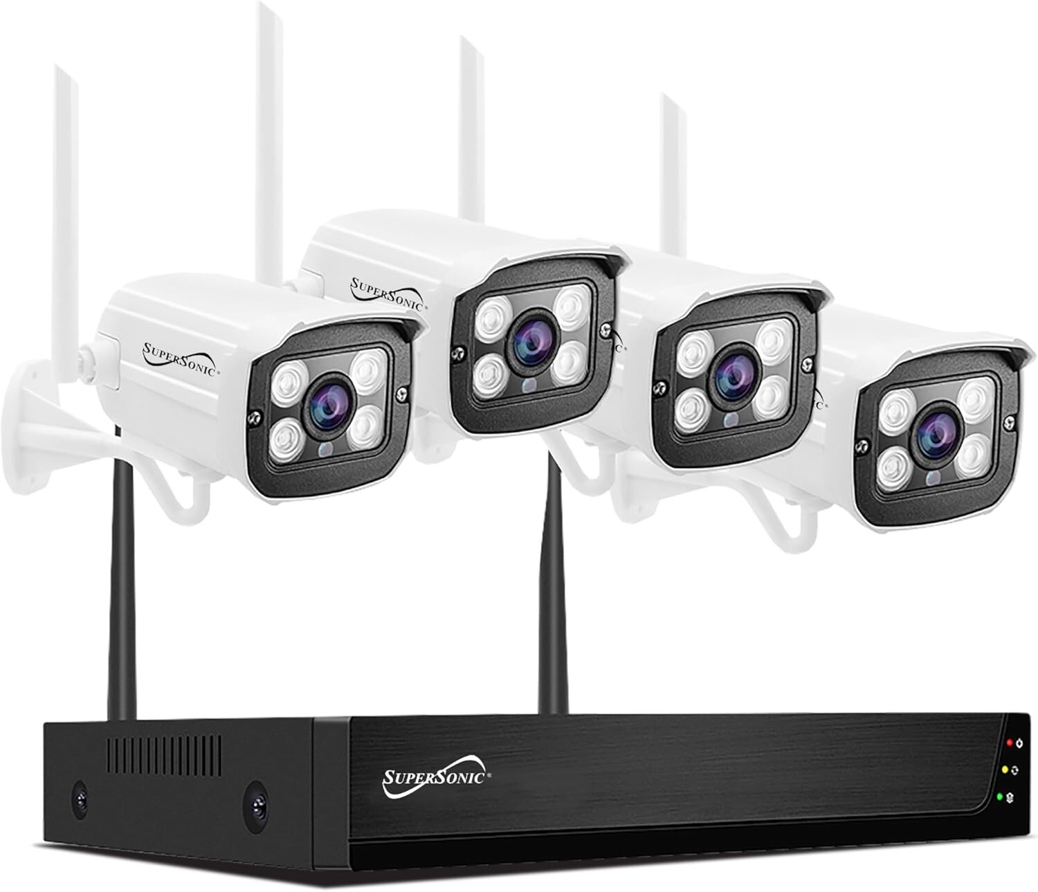 SC-5004NVR 4-Channel Wireless Security Camera System +Full HD(1080P) +1TB Memory