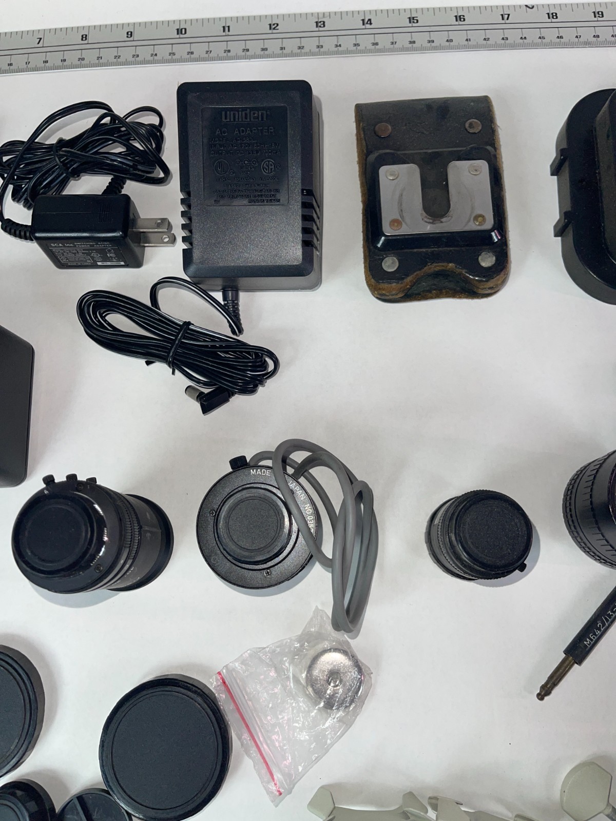 Large Lot CCTV Camera Lenses Panasonic Fujinon Parts UNTESTED AS-IS