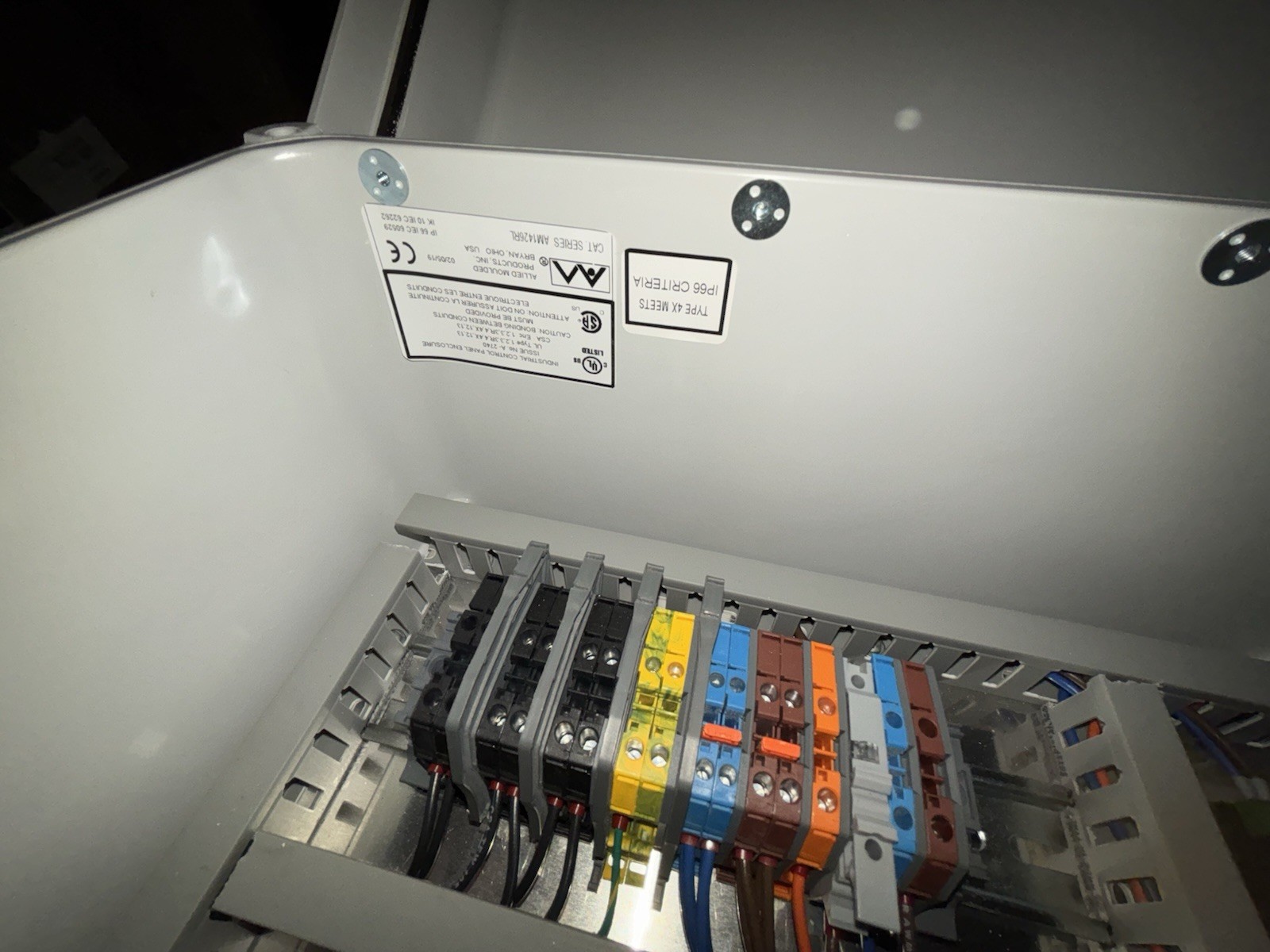 Custom WiFi expansion control/electrical box with DIN Rail Mount Components