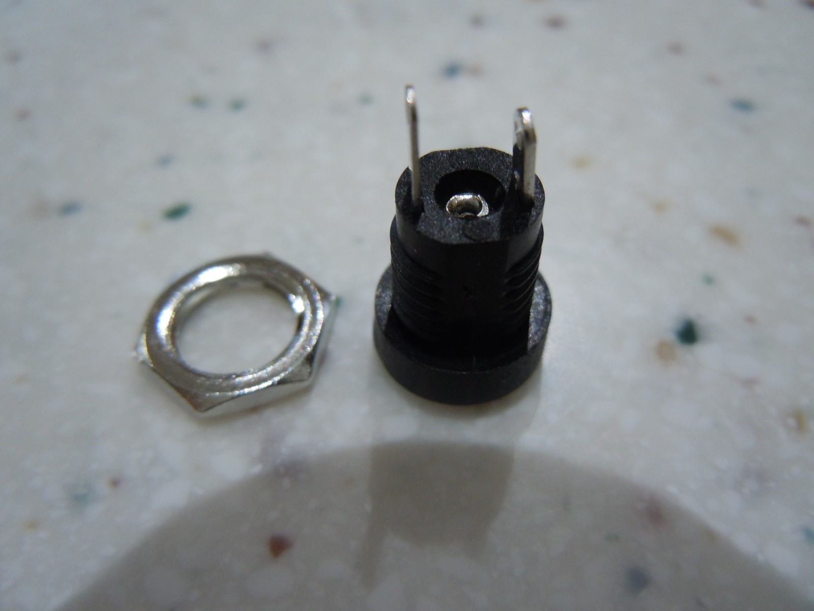 5pcs DC Power Supply Jack Socket Female Panel Mount Connector 5.5 x 2.1mm