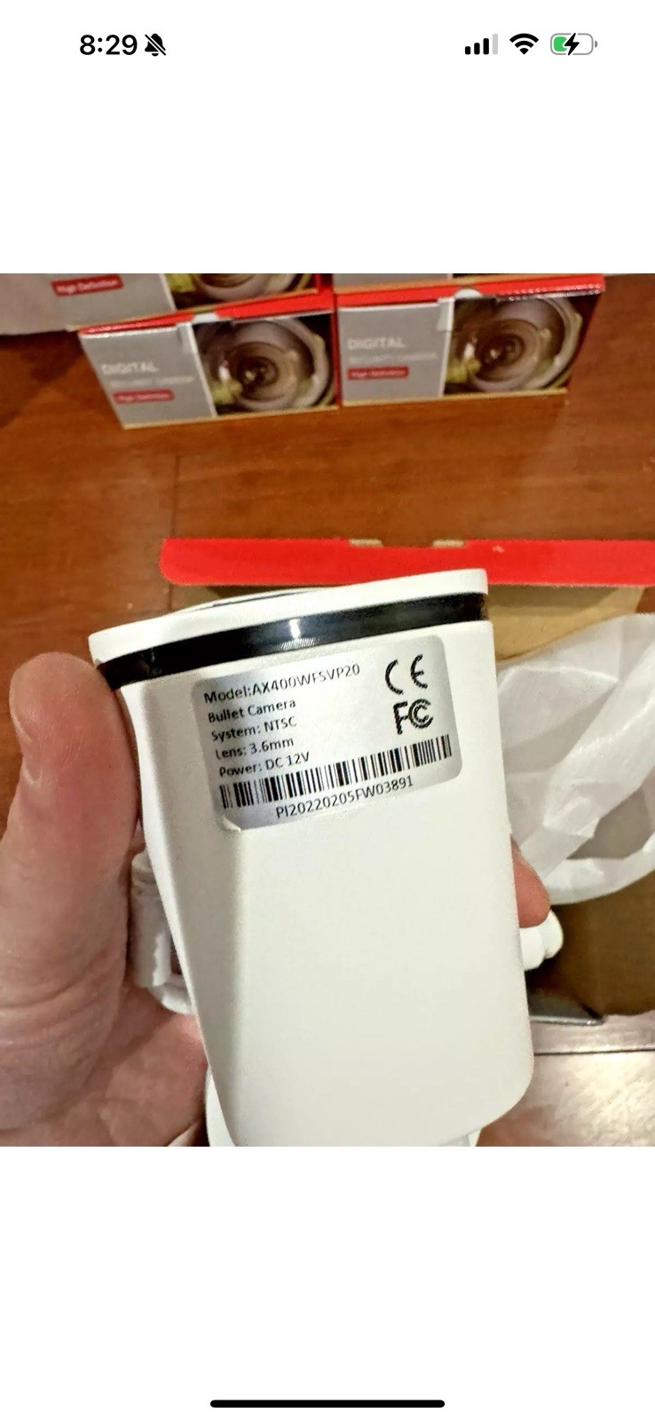 10 NEW Intelligent CCTV Bullet Camera 3.6 lens NTSC Model AX400WFSVP20