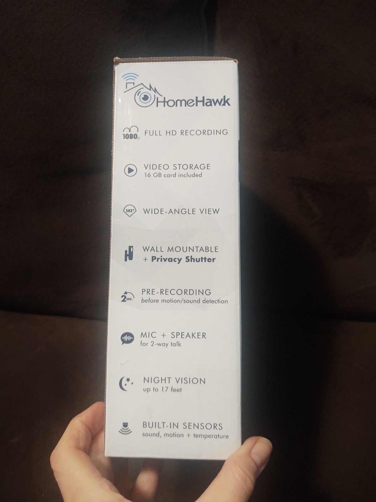 Panasonic Homehawk Indoor 1080p HD Smart Home Monitoring Camera With 16GB Micro