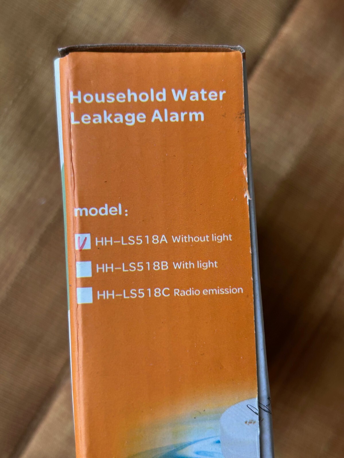 Water leak Detector & alarm HH-LS518A 9V battery operated NEW