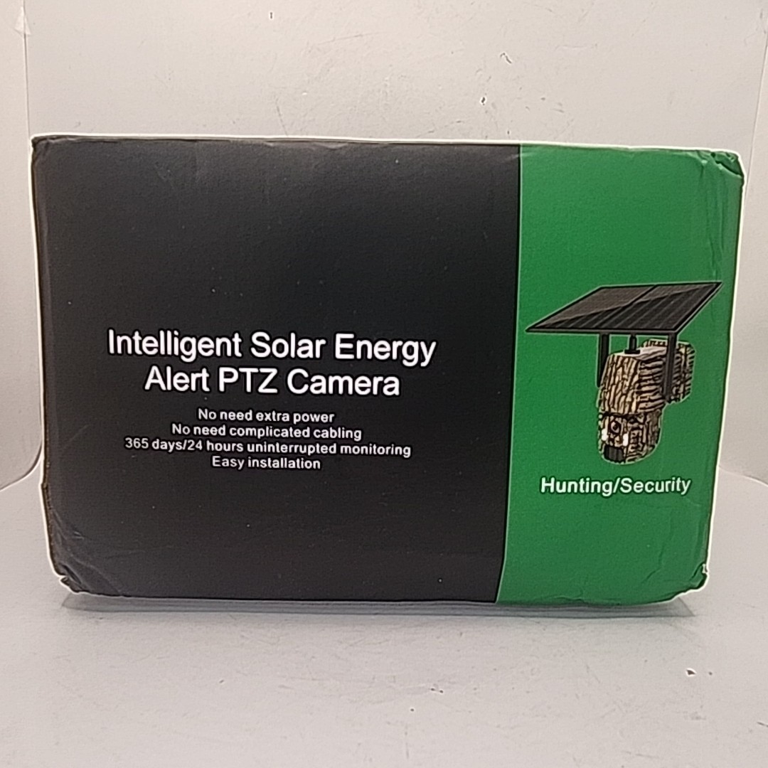 NEW 4G LTE Intelligent Solar Energy Alert PTZ Camera Hunting/Security Camo