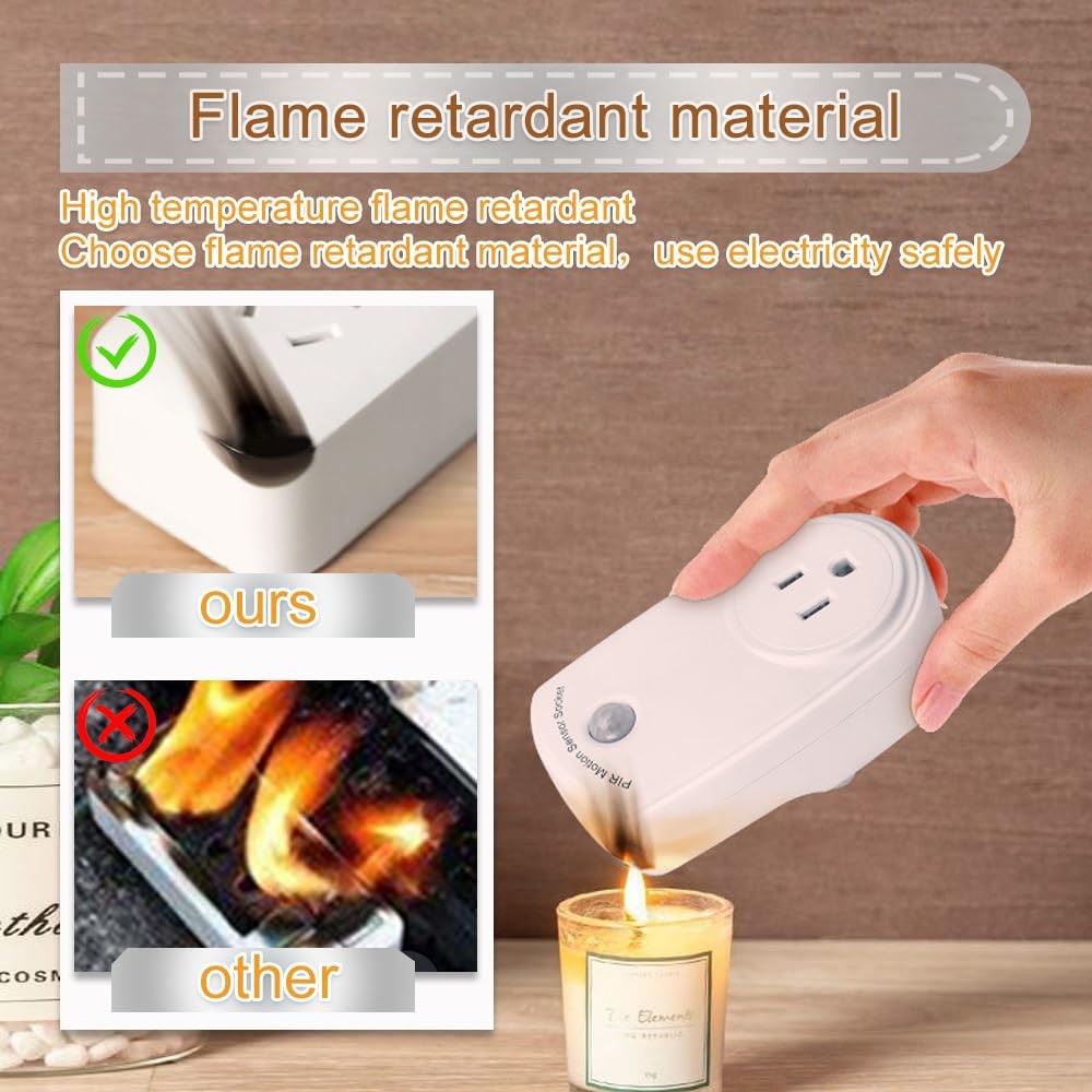 4Pcs Motion Sensor Switch Plug in Motion Sensor Light Socket 120V/60HZ Input …