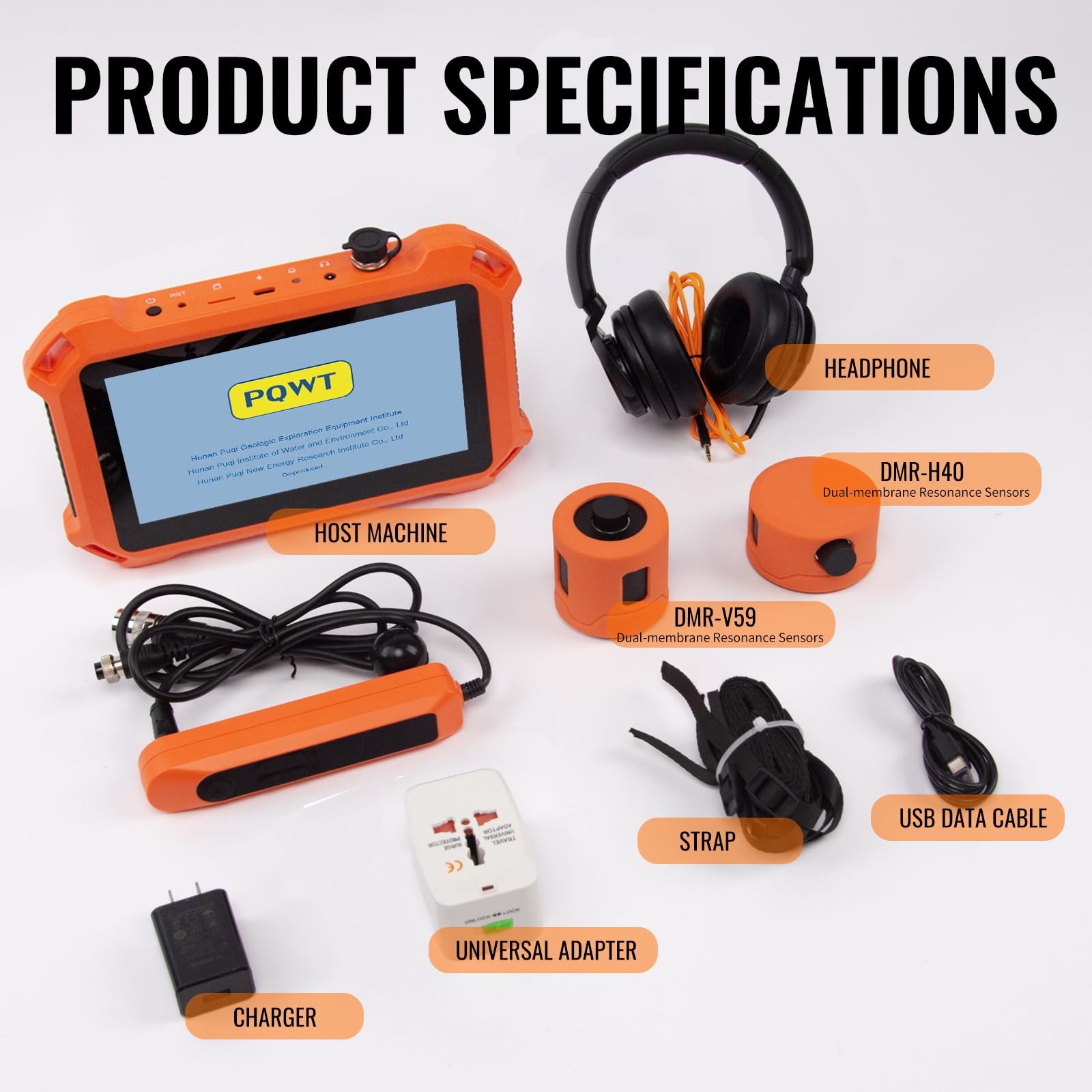 PQWT Underground Water Leak Detectors for Home PQ125A Wall Sound Intensifier