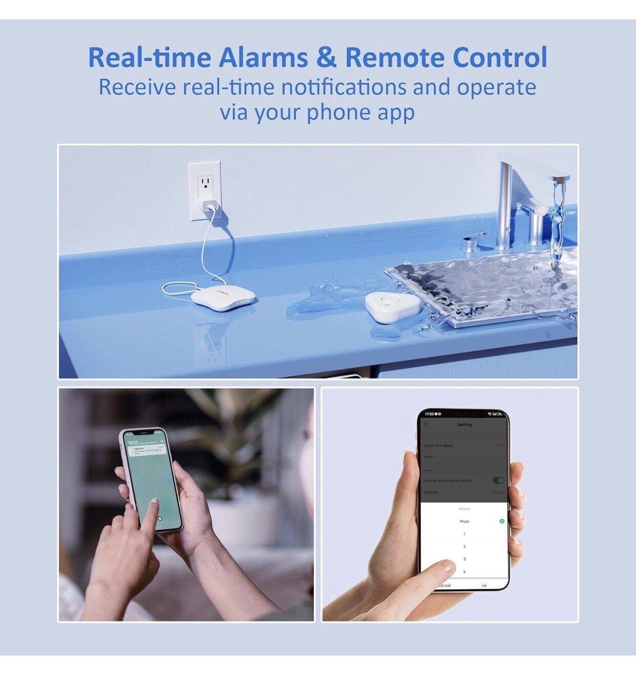 smart water leak detector