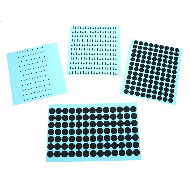 Black Conductive Rubber Pads Keypad Repair Kit For Remote Conductive Buttons