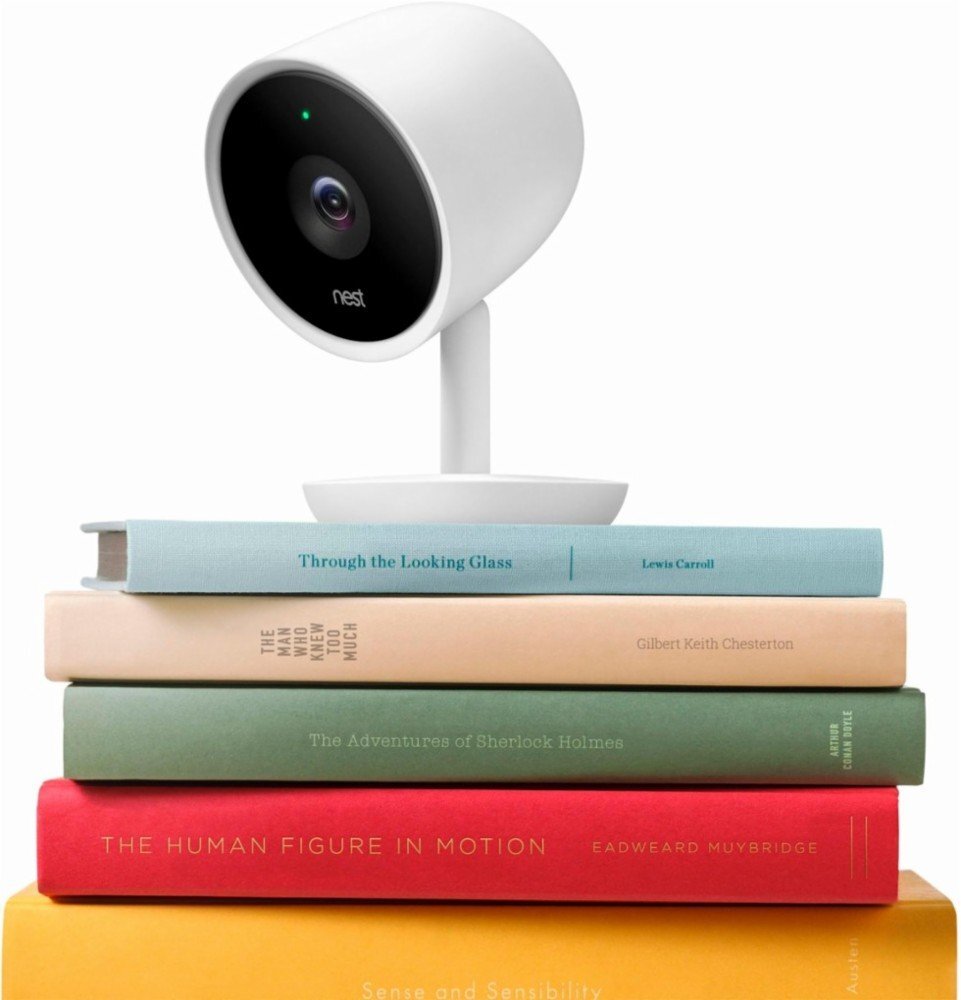 Nest Cam IQ – Indoor Security Smart HD 1080P Camera – NC3100-US (White)