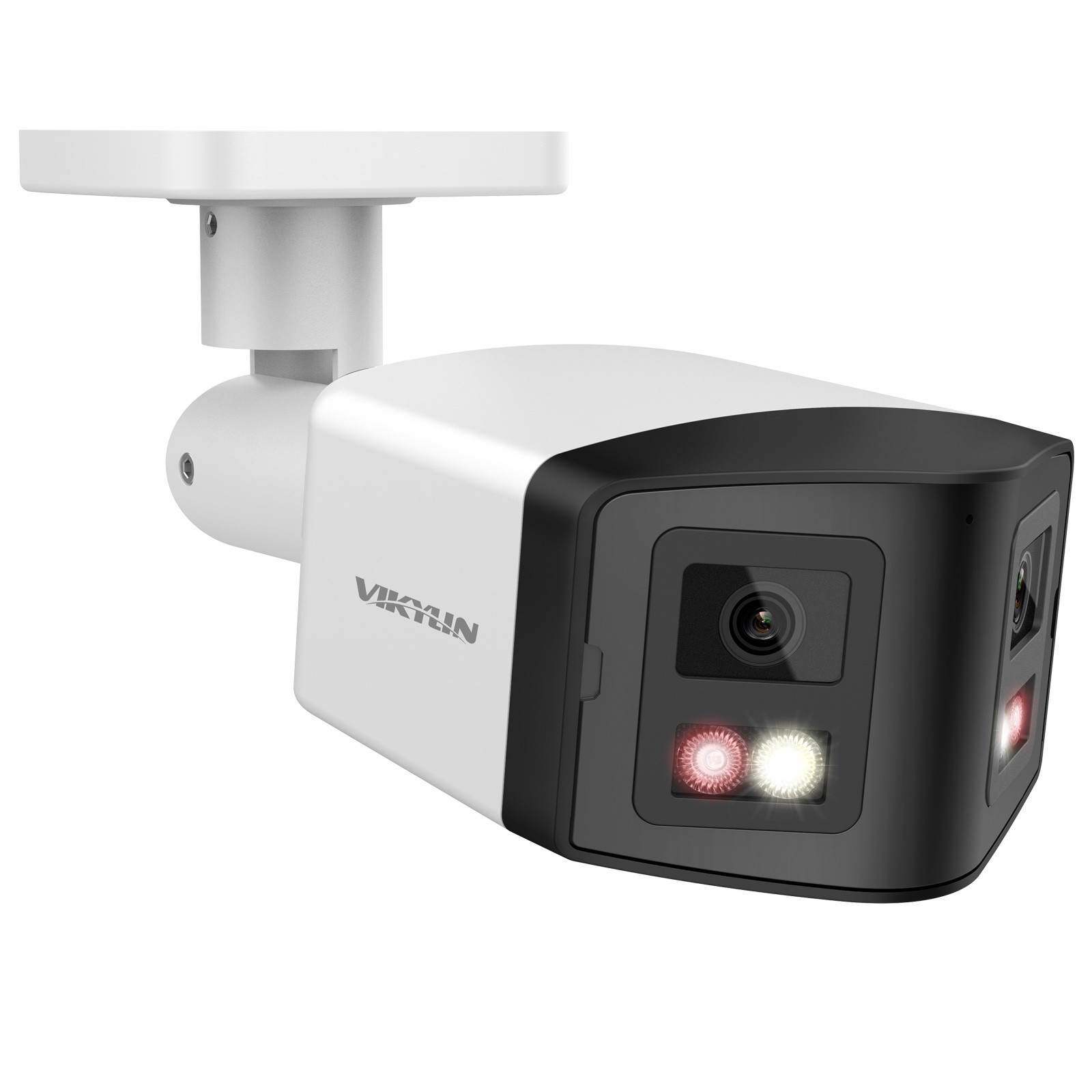 VIKYLIN CCTV Dual Light Color+IR 180°View Wide Angle 8MP 4K POE Camera MD Onvif