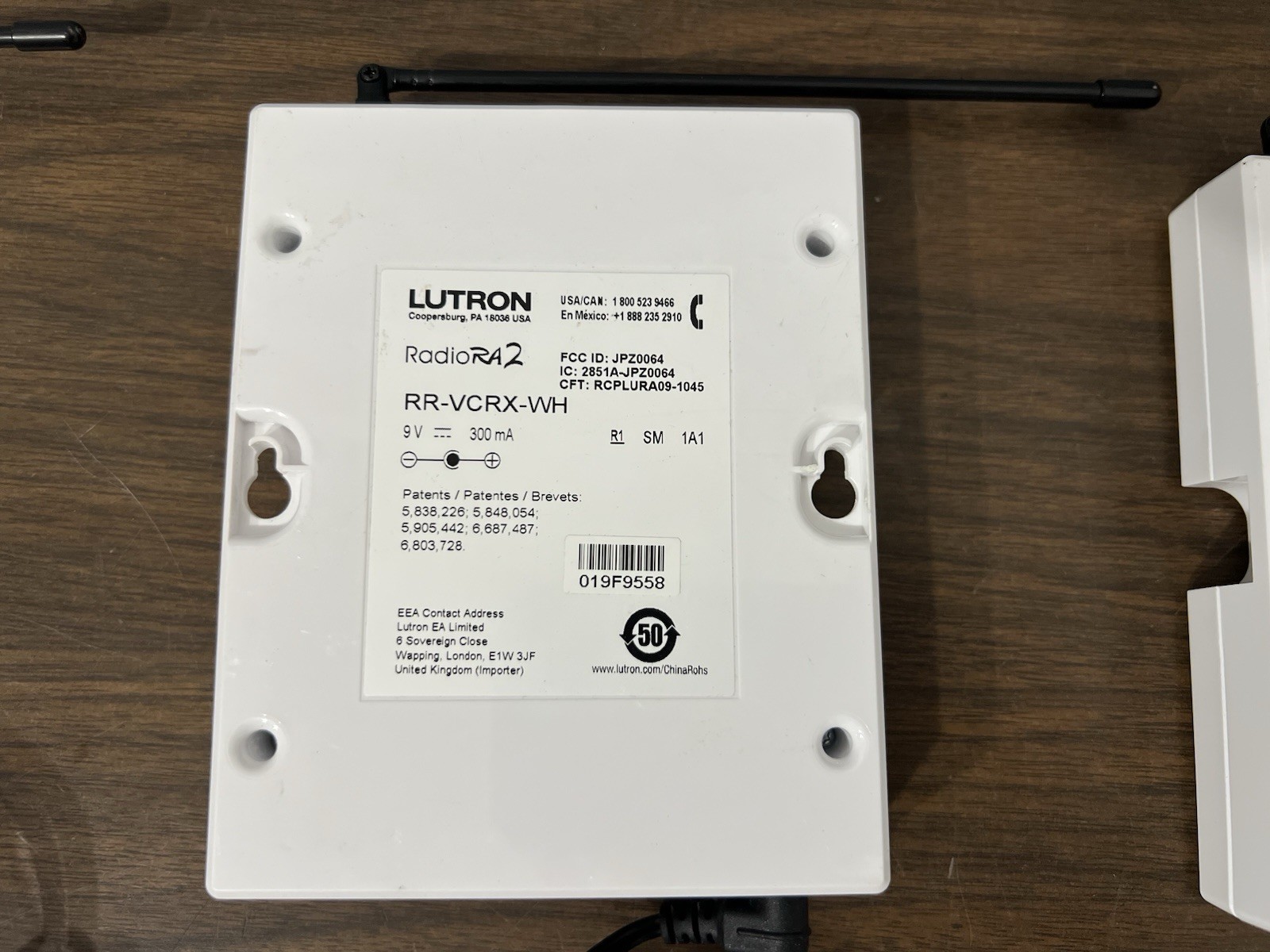 Lutron Visor Control Receiver – RadioRA2 | RR-VCRX-WH- ( PRICE FOR 1 UNIT )