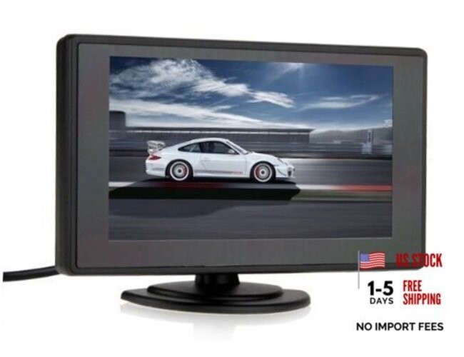 4.3 Inch TFT LCD Screen Adjustable Car Monitor for Vehicle Backup Cameras