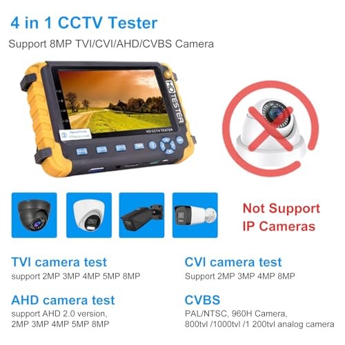 4 in 1 CCTV Tester Anpviz 5 Inch