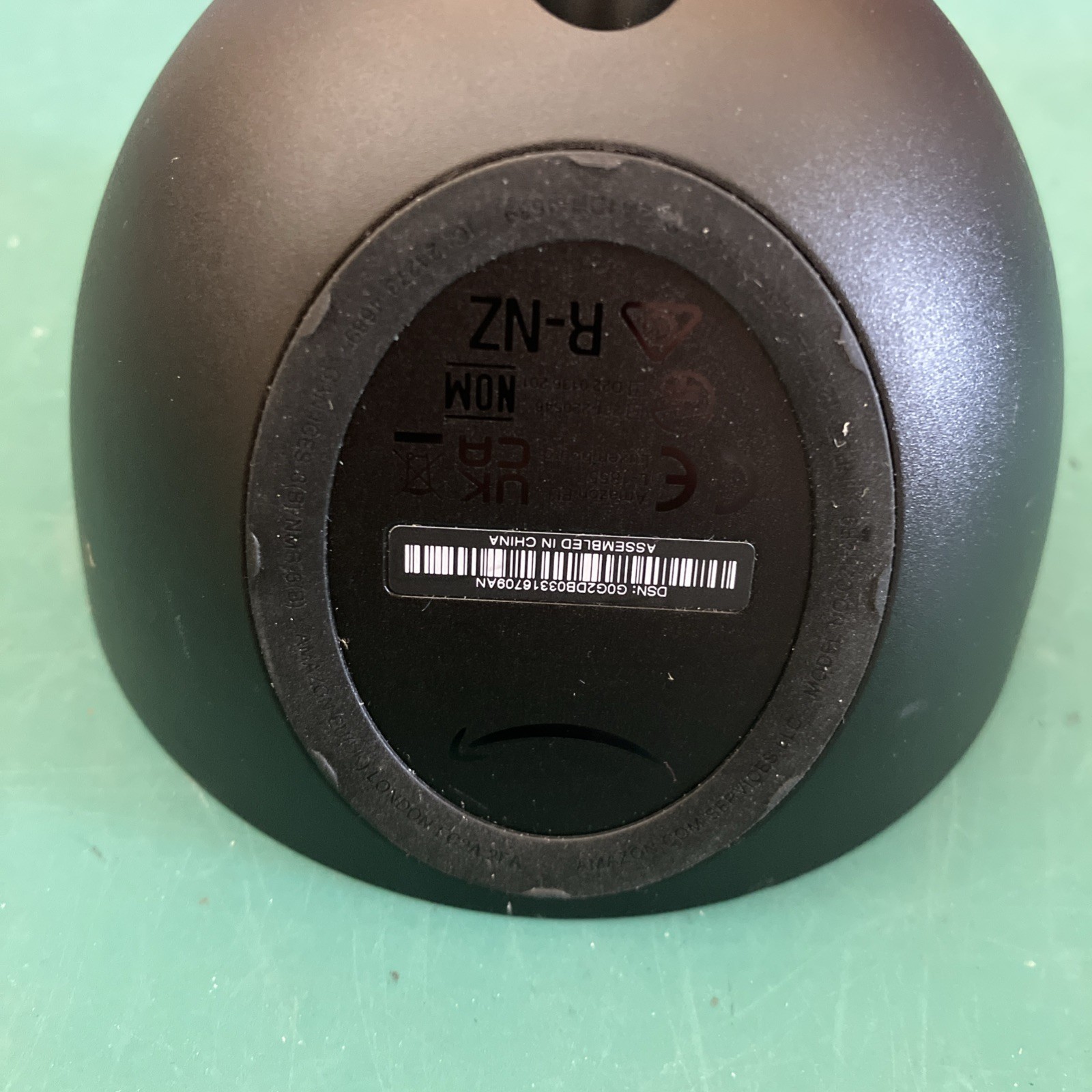 Amazon Echo Pop Alexa Smart Speaker, C2H4R9. Black. w/Power Cord. VERY GOOD.