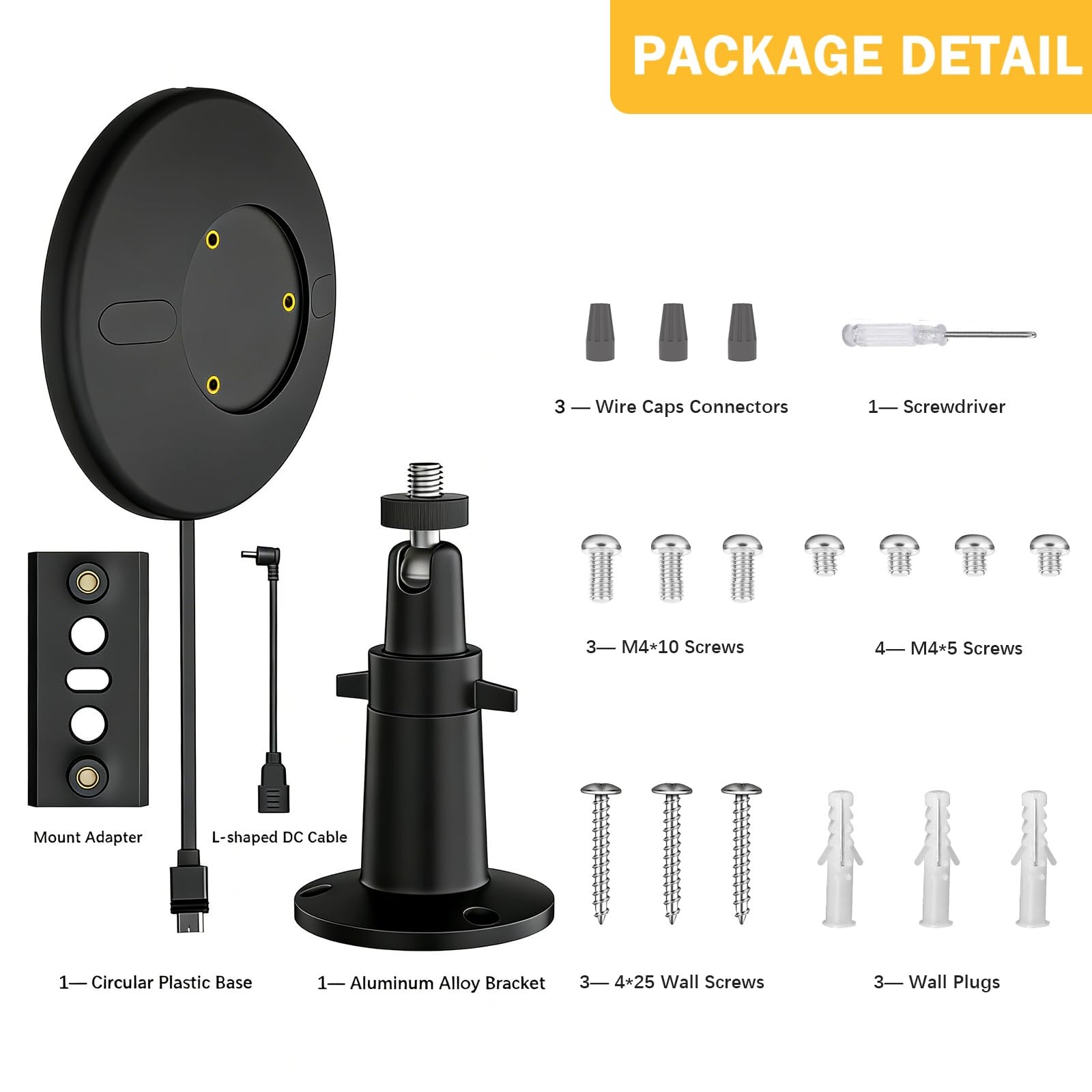 Hardwired Kit for Ring Cams (Outdoor Cam Plus, Stick Up Cam, Spotlight Cam Pr…
