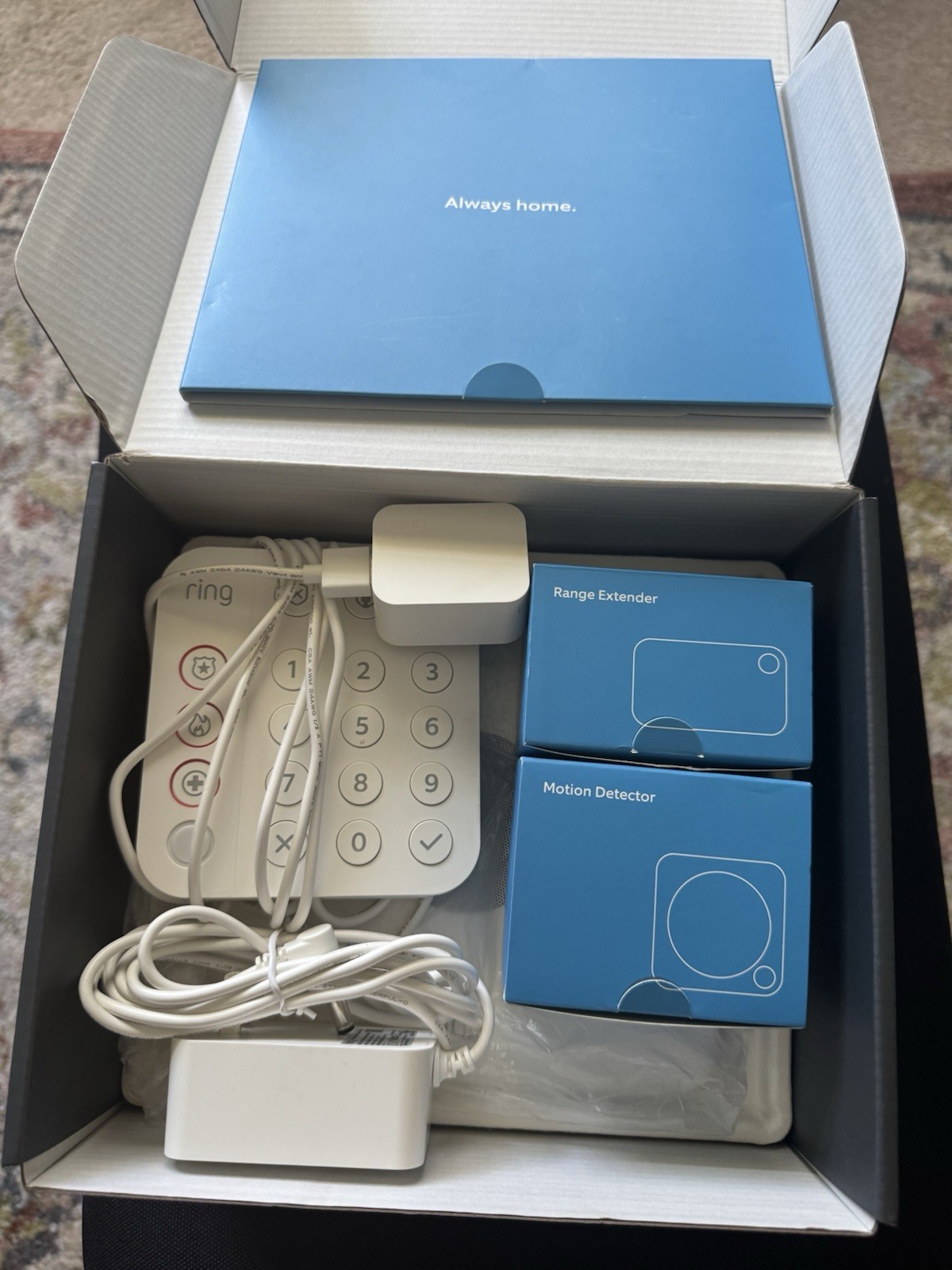 Ring Alarm Home Security Kit 4 piece kit (Contact sensor not included)