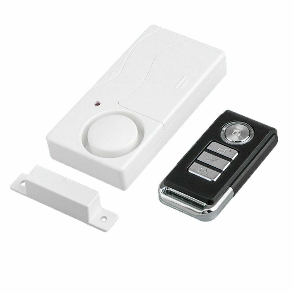 Wireless Simple Burglar Alarm Magnet Sensor Cabinet Freezer Open Remind Easy Use
