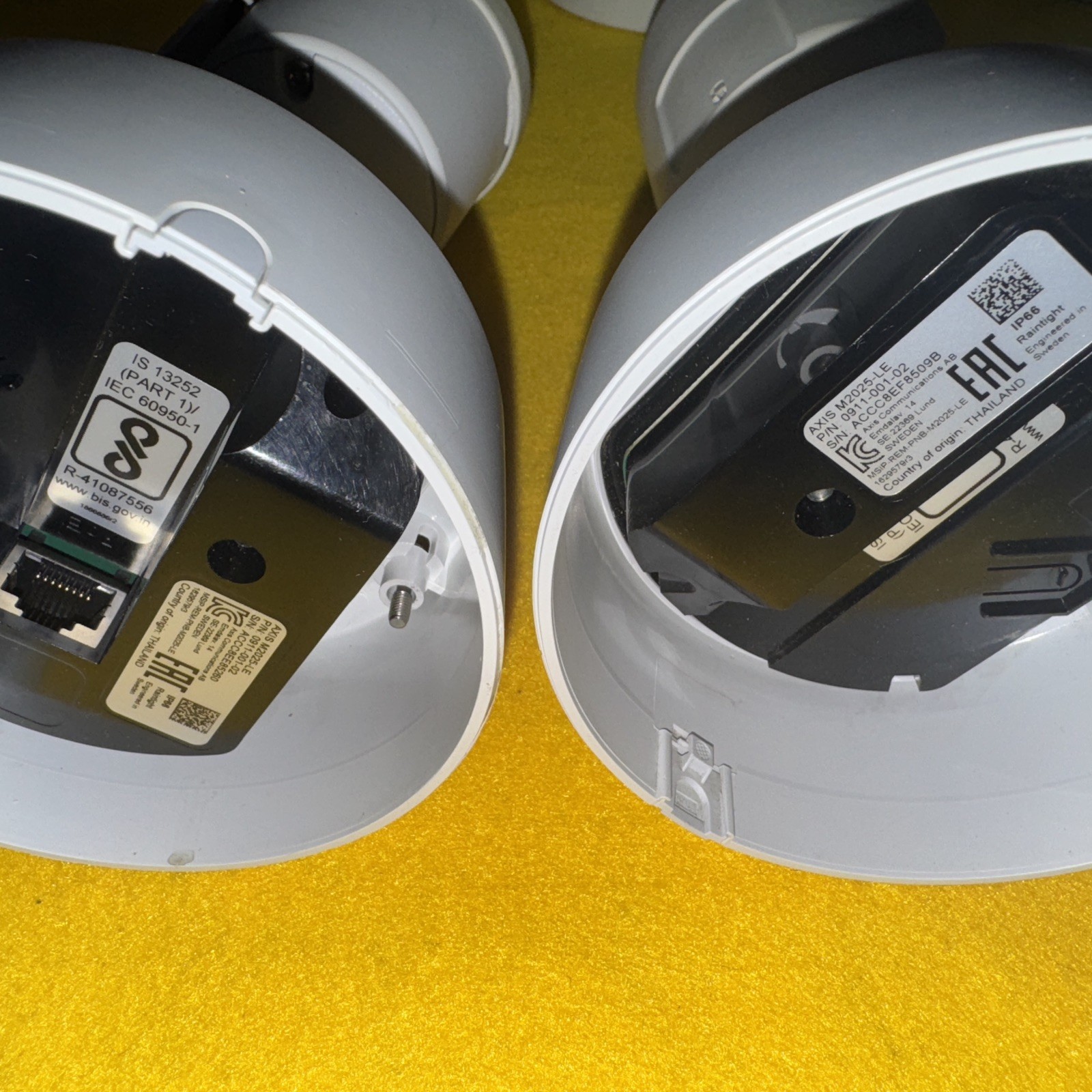 Used AXIS M2025-LE Fixed Network Camera set of 6 Operation confirmed From Japan