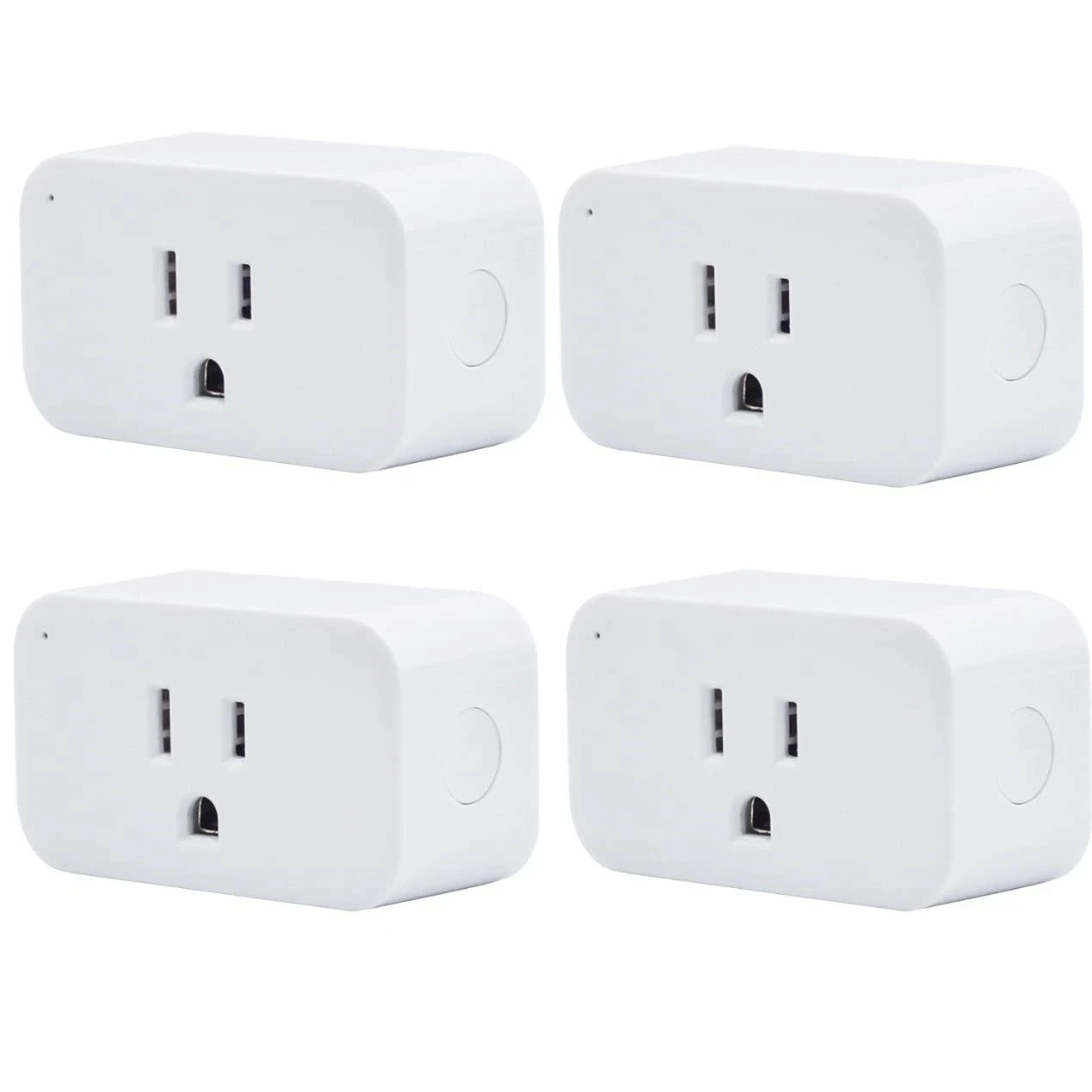 THIRDREALITY Smart Plug 4 Pack, 15A Outlet with Timer Function, White