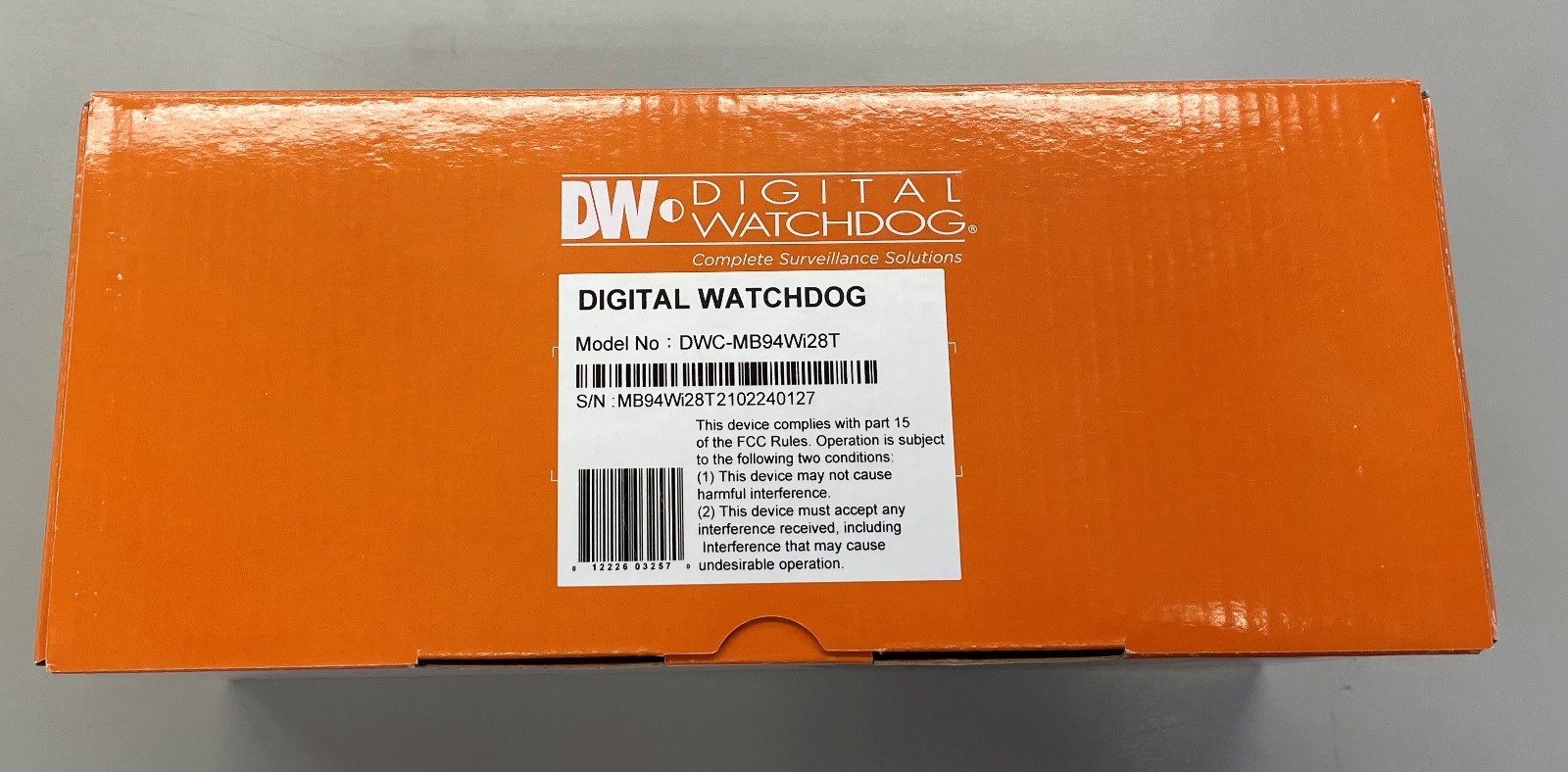 NEW SHIPS FREE Digital Watchdog DWC-MB94Wi28T 2.8mm 30FPS 4MP Outdoor Black
