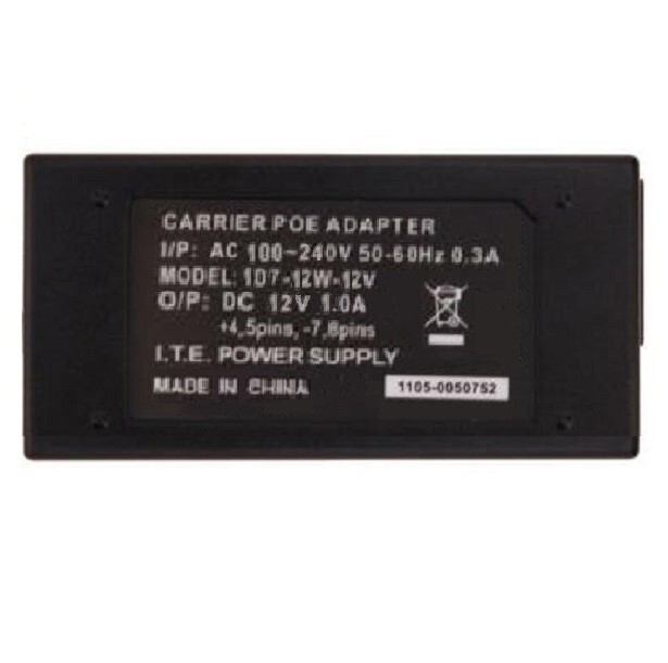 US 12V-1A Wall Plug POE Injector Ethernet Adapter IP Phone/Camera Power Supply