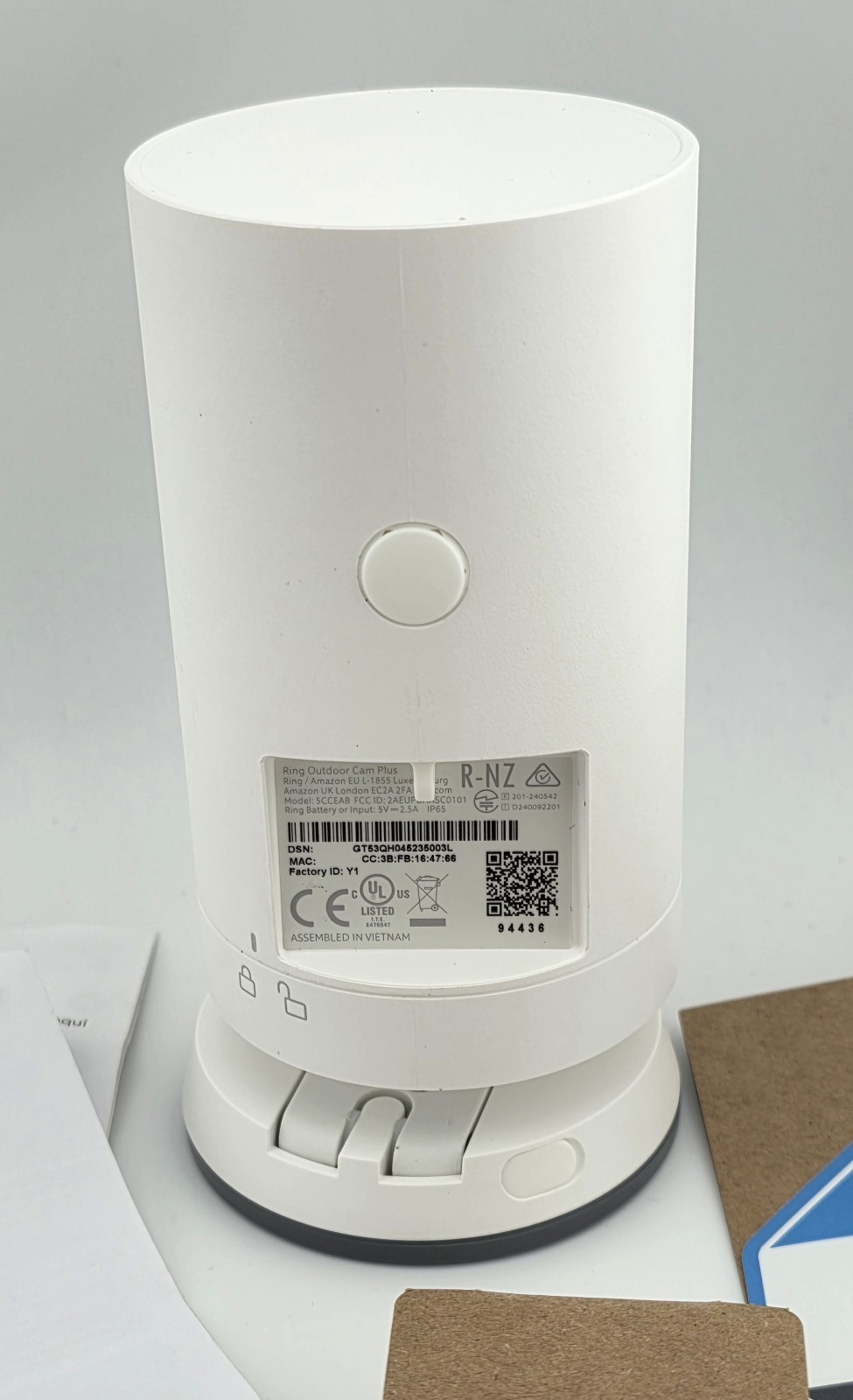 Ring Outdoor Cam Plus Power over Ethernet (PoE) – Wide-Angle 2K Video