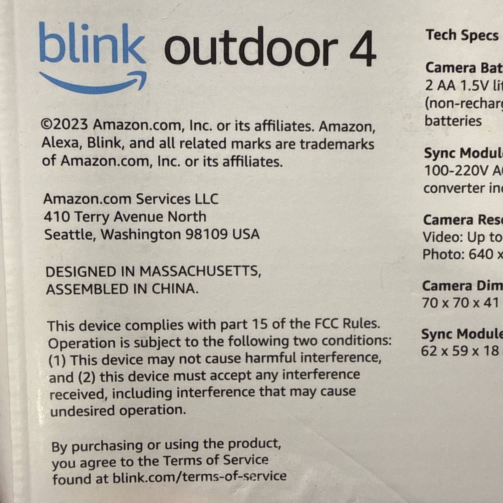 Blink Outdoor (3rd Gen) Add-On Home Security Camera