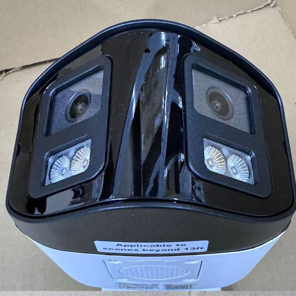 Vikylin 4K 180° Wired Dual Lens IP Camera Full Color Motion Detection 2Way Audio