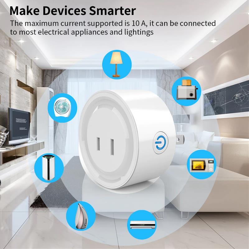 Power Socket 2 Pin Plug Adapter Remote Control WIFI DIY Smart Timmer Outlet Lot