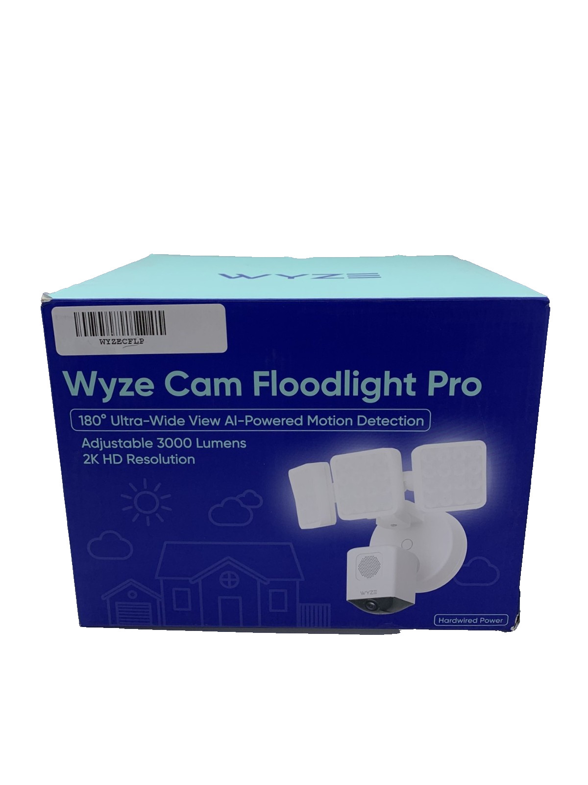 WYZE Cam Floodlight Pro QHD Outdoor WiFi Smart Security Camera