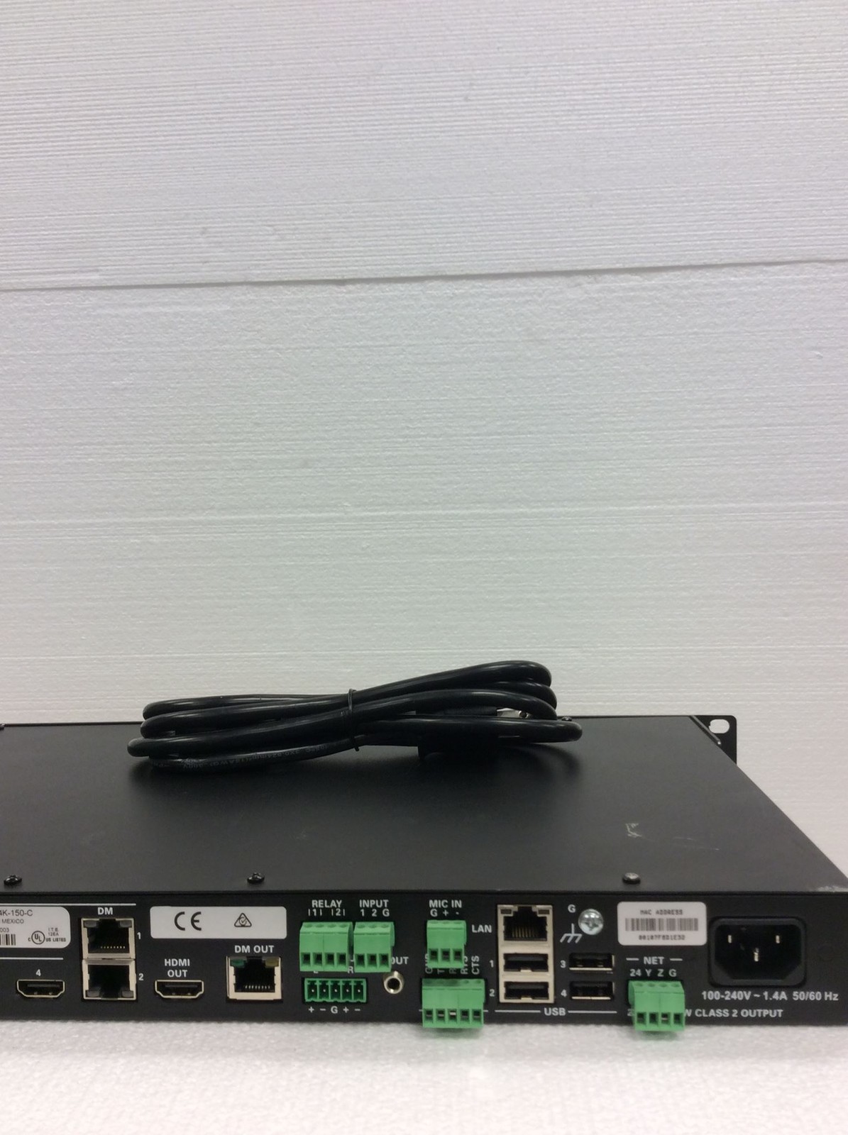 Crestron DMPS3-4K-150-C3 Digital Media Presentation System w/Power Cord WORKING