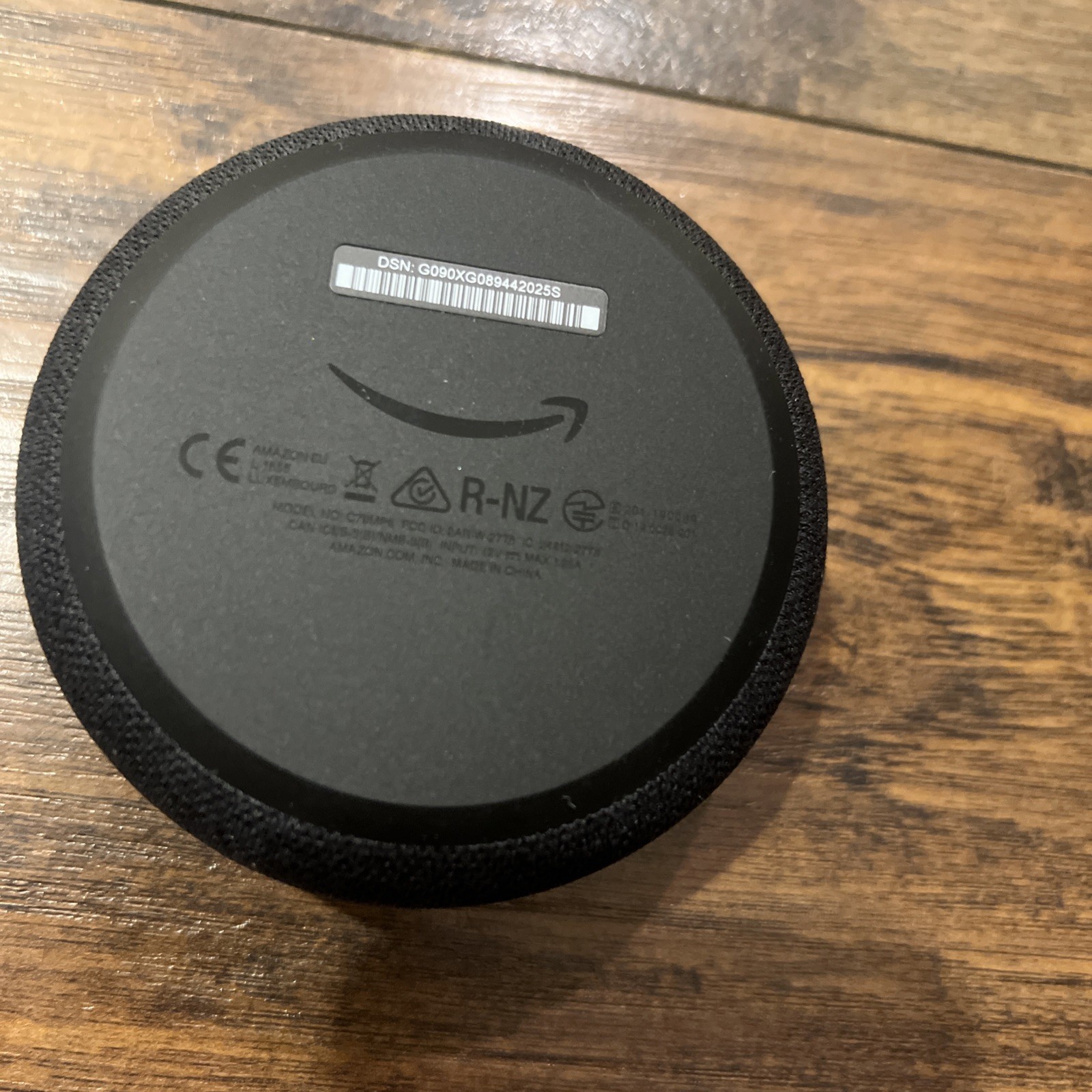 Amazon Echo Dot 3rd Generation w/ Adapter Tested Working c78mp8.