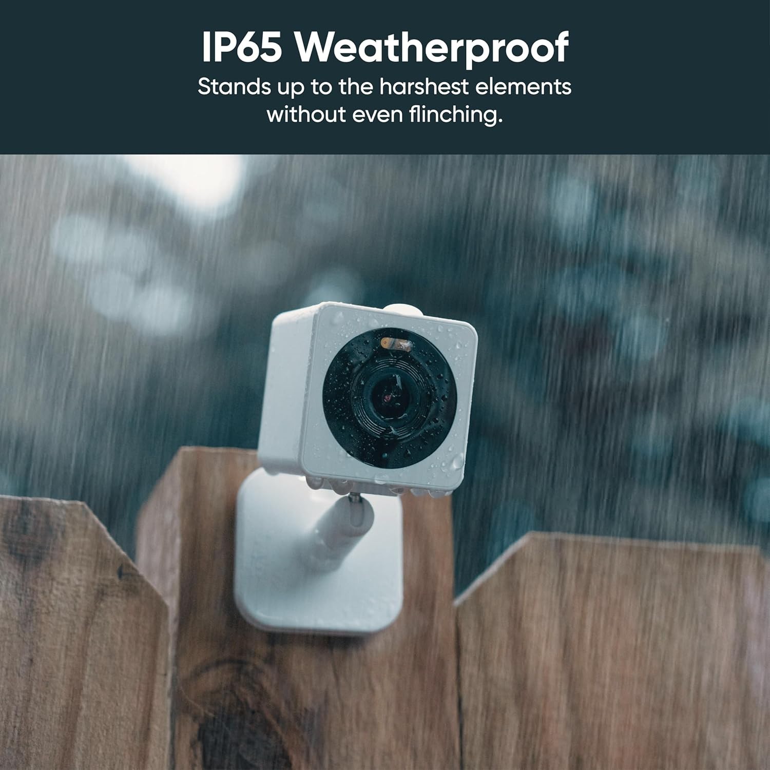 Smart Indoor/Outdoor Security Camera with Live Streaming & Cloud Storage – Black